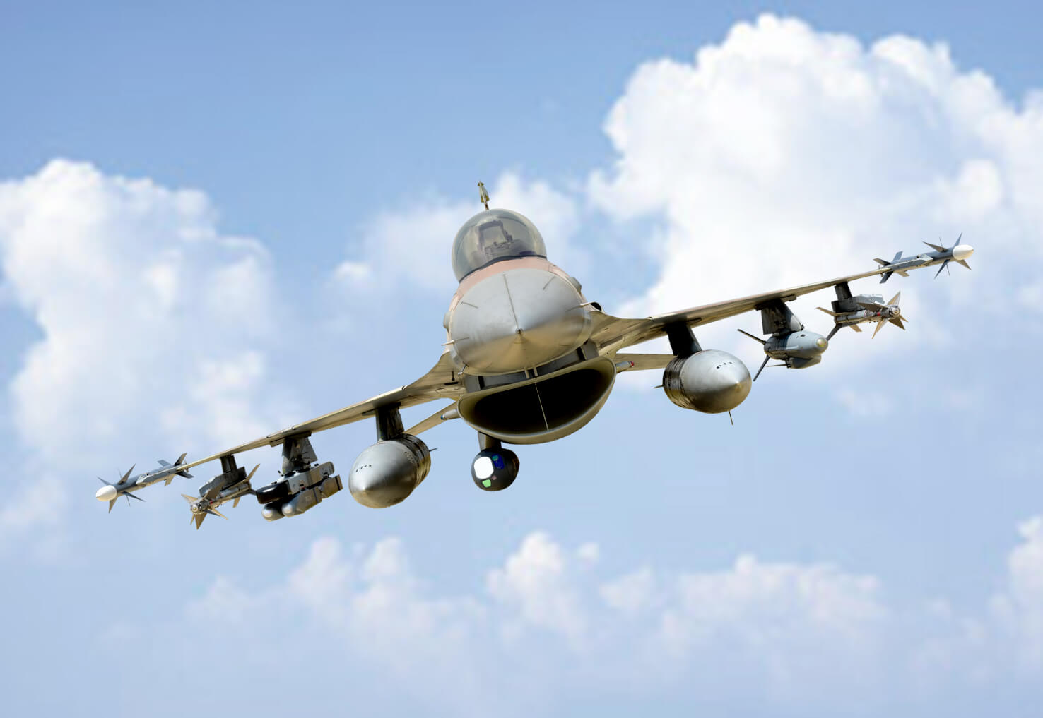 Rafael Air Weapon Systems מערכות חימוש אוויריות של רפאל על כנף מטוס קרב